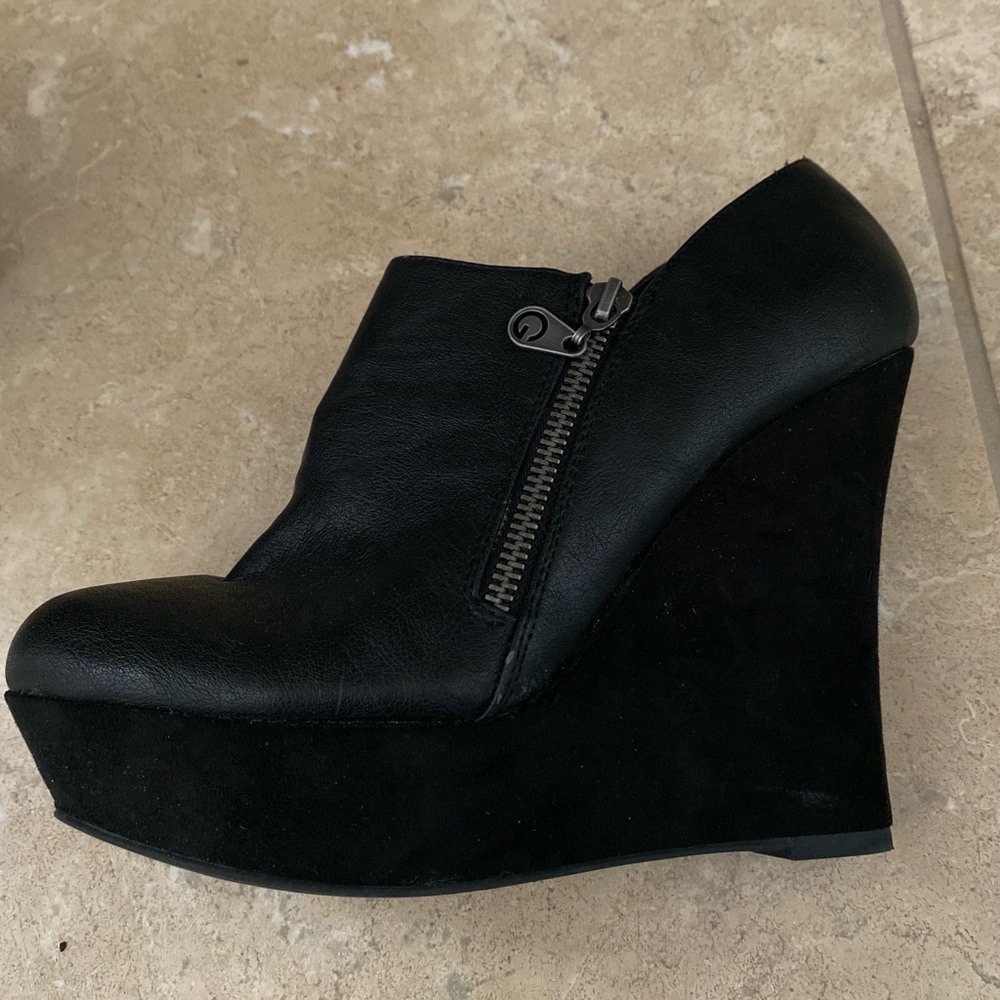 Wedge booties